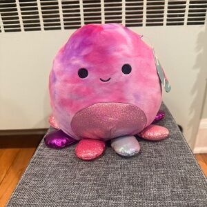 Adelaide Pink Tie-Dye Octopus Squishmallow